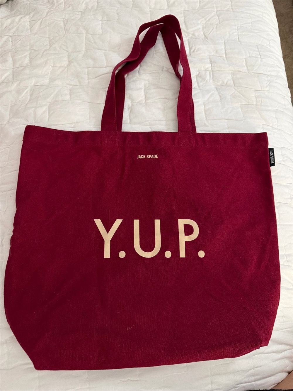 Jack Spade Y. U. P. Canvas Tote Bag